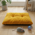 Yumuşak Peluş Evcil Hayvan Minderi | Welsoft Kedi Köpek Yatağı Yıkanabilir| 4 Mevsim Kullanım 55x85 65x95 45x65 cm