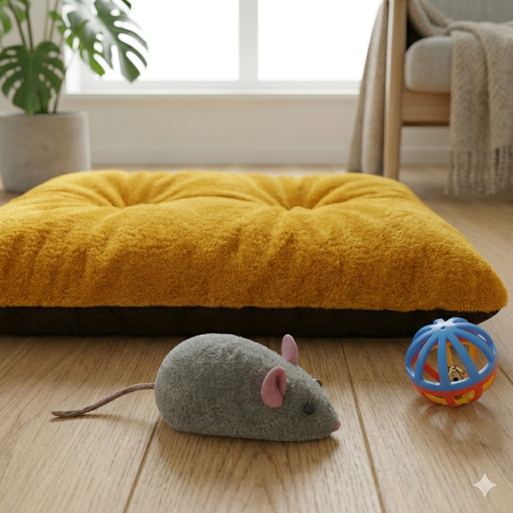Yumuşak Peluş Evcil Hayvan Minderi | Welsoft Kedi Köpek Yatağı Yıkanabilir| 4 Mevsim Kullanım 55x85 65x95 45x65 cm