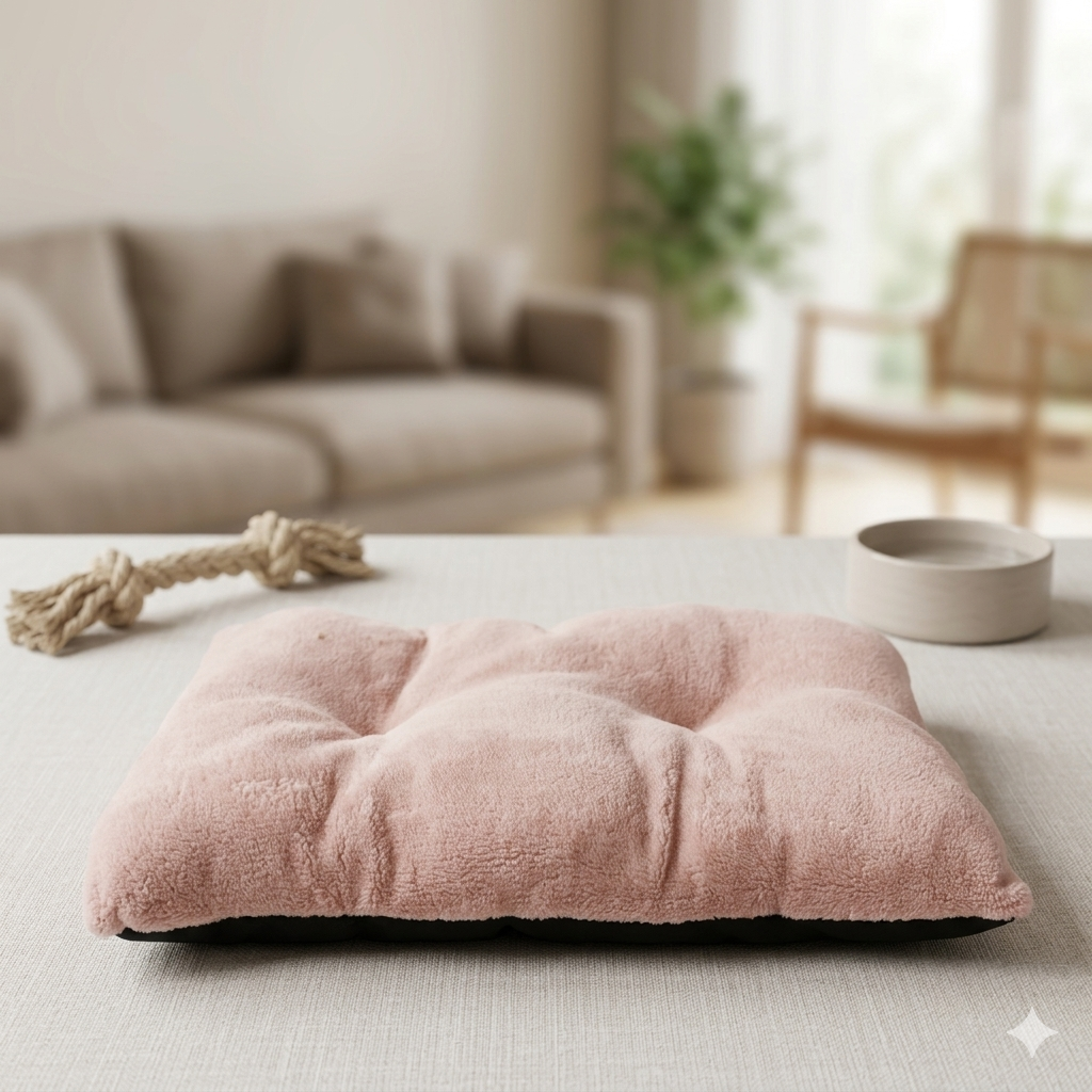 Yumuşak Peluş Evcil Hayvan Minderi | Welsoft Kedi Köpek Yatağı Yıkanabilir| 4 Mevsim Kullanım 55x85 65x95 45x65 cm