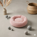 Peluş Donut Kedi & Köpek Yatağı – 50/60/70 cm | 4 Mevsim Kullanıma Uygun Evcil Hayvan YatağıCottonPati